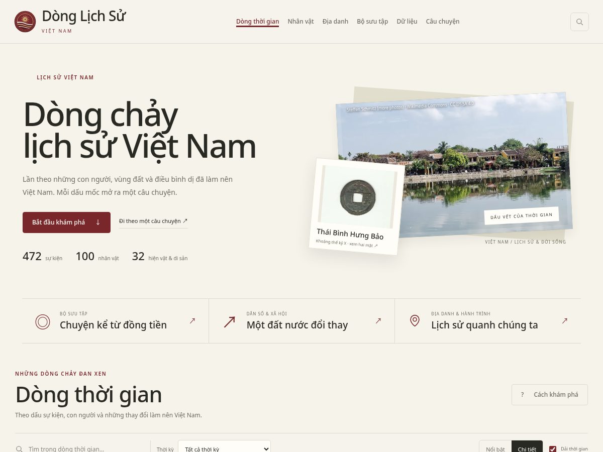 Landing-page snapshot of donglichsu.com