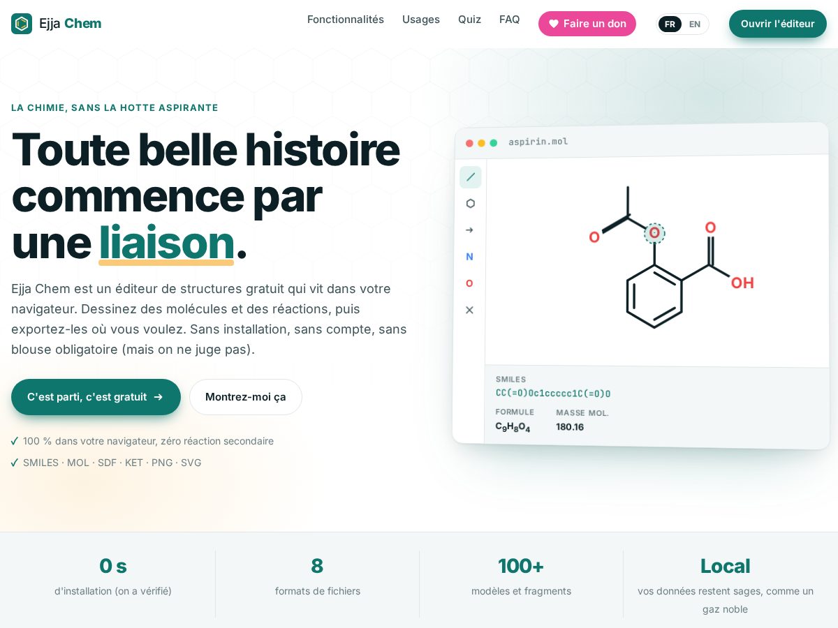 Landing-page snapshot of ejja.site