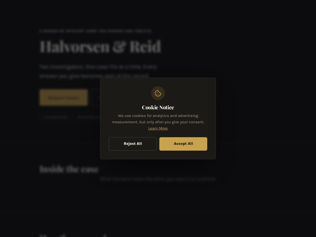 Landing-page snapshot of filereqs.site