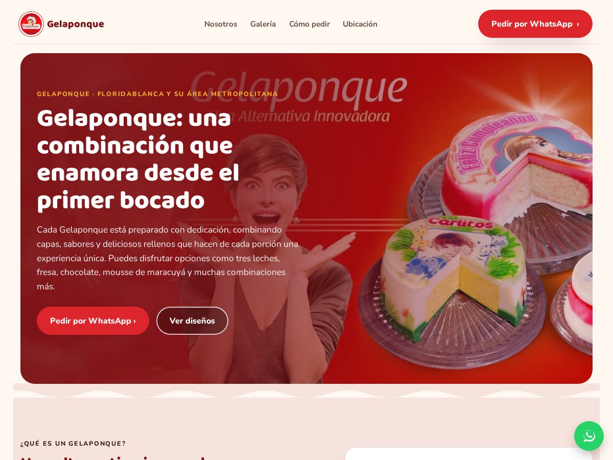 Landing-page snapshot of gelaponque.com