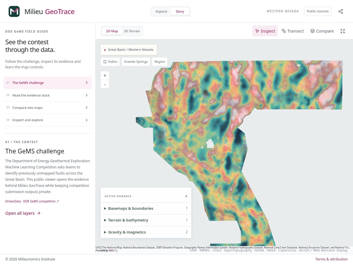 Landing-page snapshot of geotrace.live