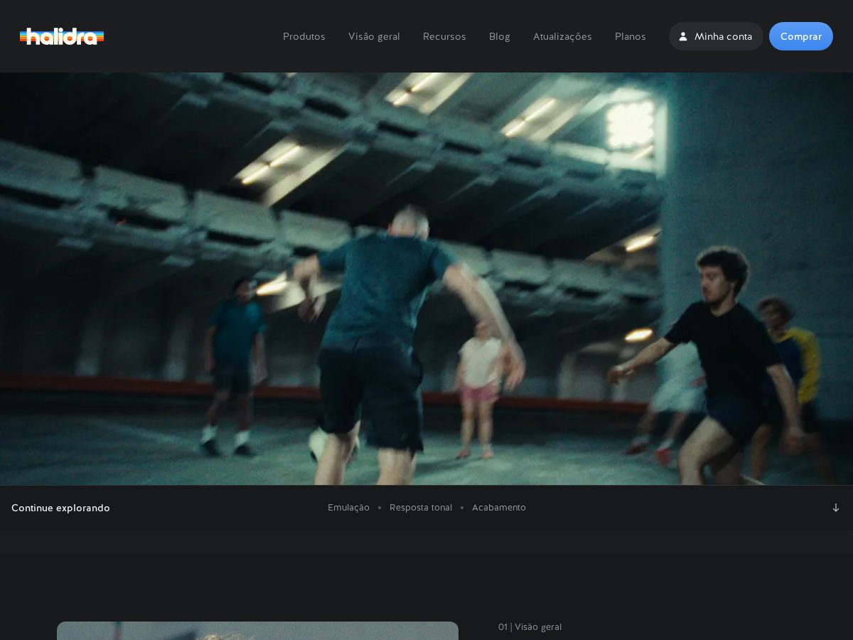 Landing-page snapshot of halidra.com