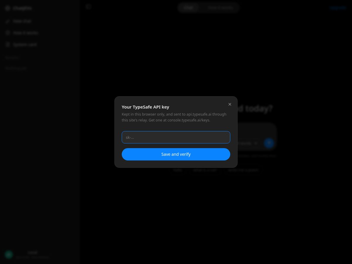 Landing-page snapshot of jevs.chat