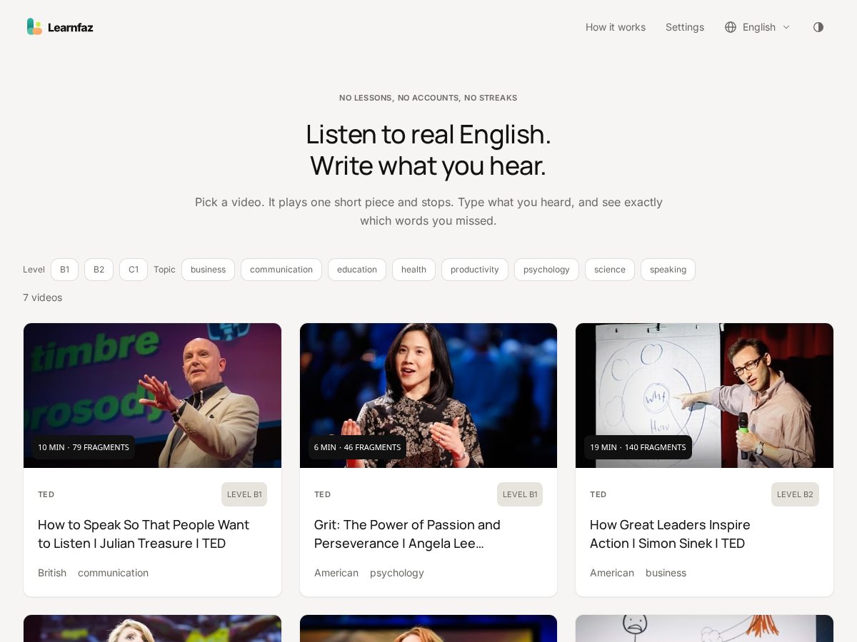 Landing-page snapshot of learnfaz.com