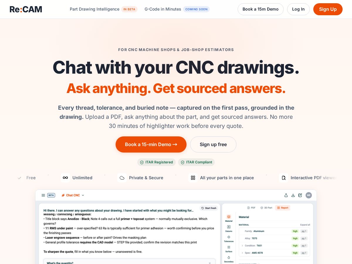 Landing-page snapshot of machininginsights.com