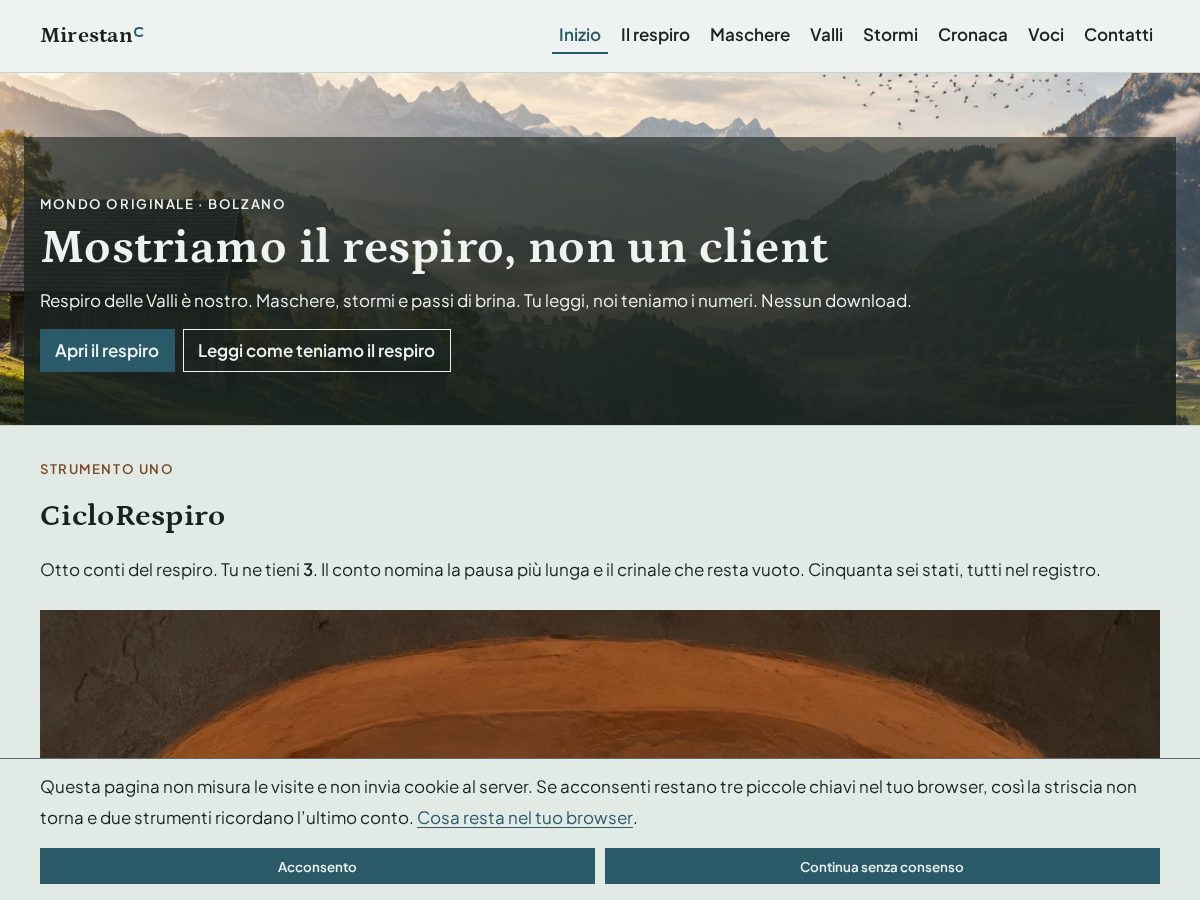 Landing-page snapshot of mirestan.org