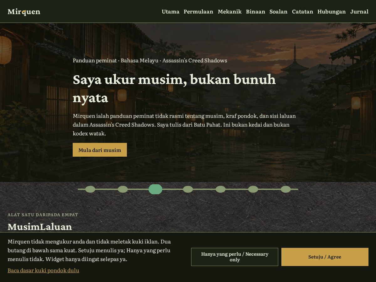 Landing-page snapshot of mirquen.org