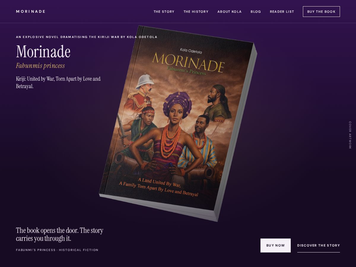 Landing-page snapshot of morinadekiriji.com