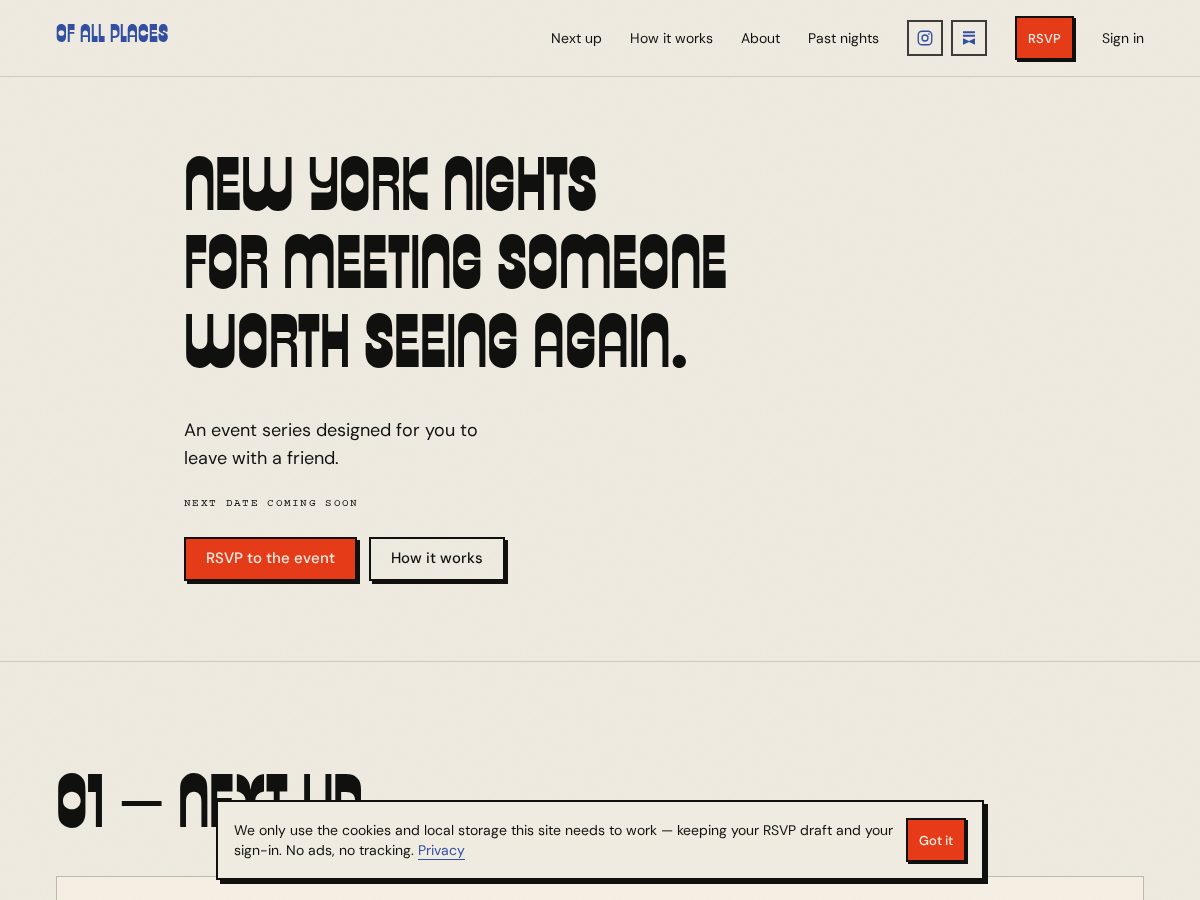 Landing-page snapshot of ofallplaces.live