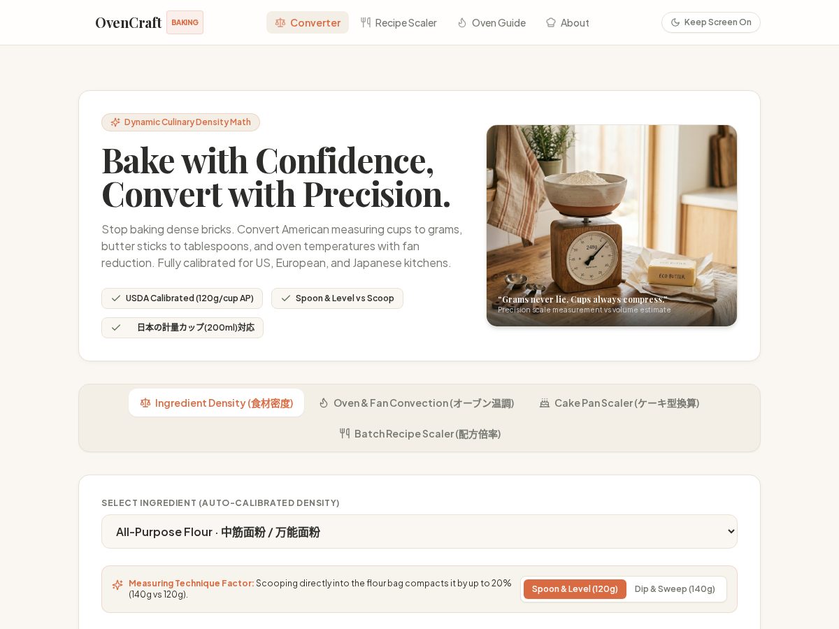 Landing-page snapshot of ovencraftbaking.com