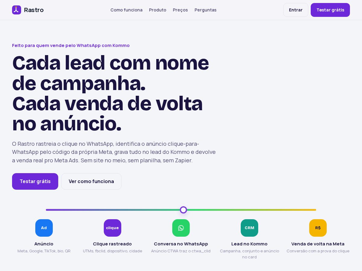 Landing-page snapshot of rastroads.com