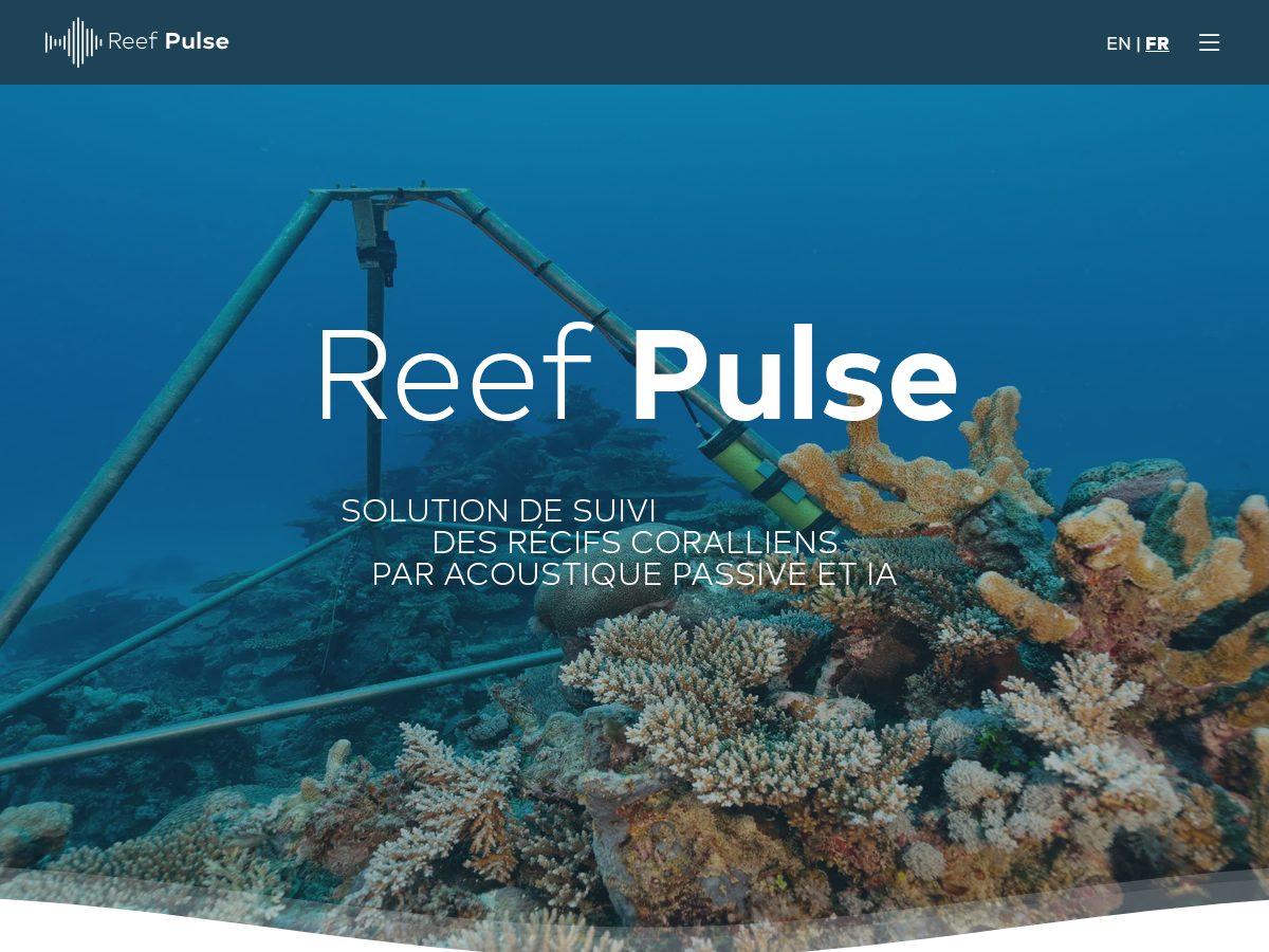 Landing-page snapshot of reef-pulse.pro
