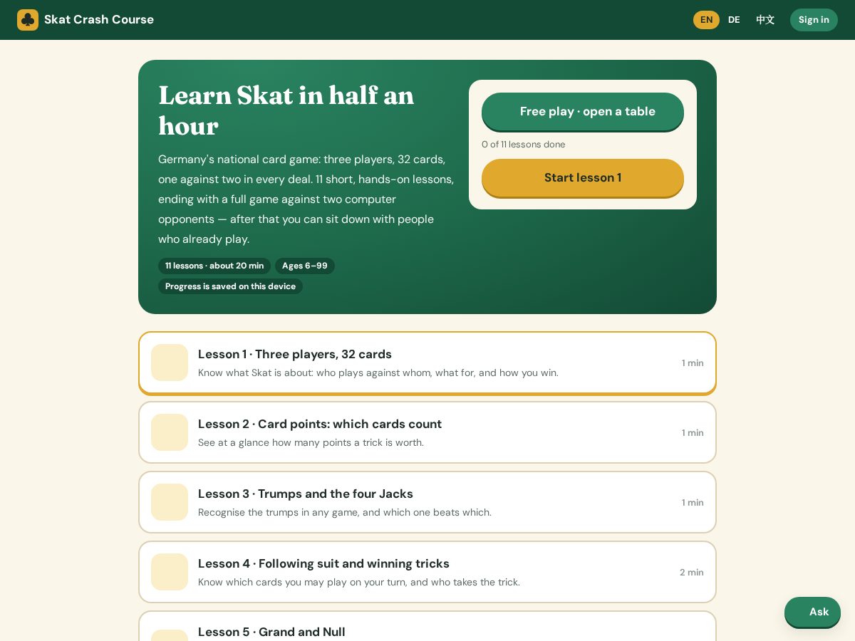 Landing-page snapshot of skatgo.com
