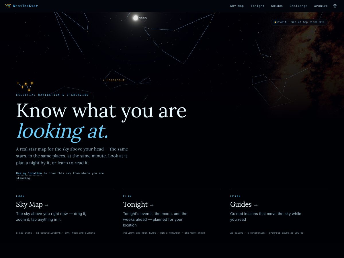 Landing-page snapshot of whatthestar.com