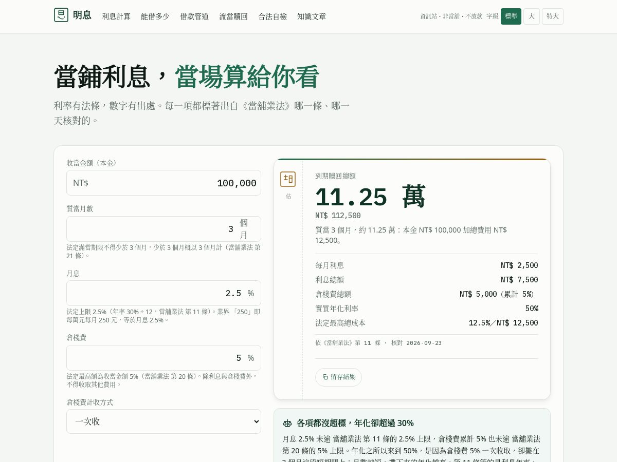 Landing-page snapshot of borrowcost.com