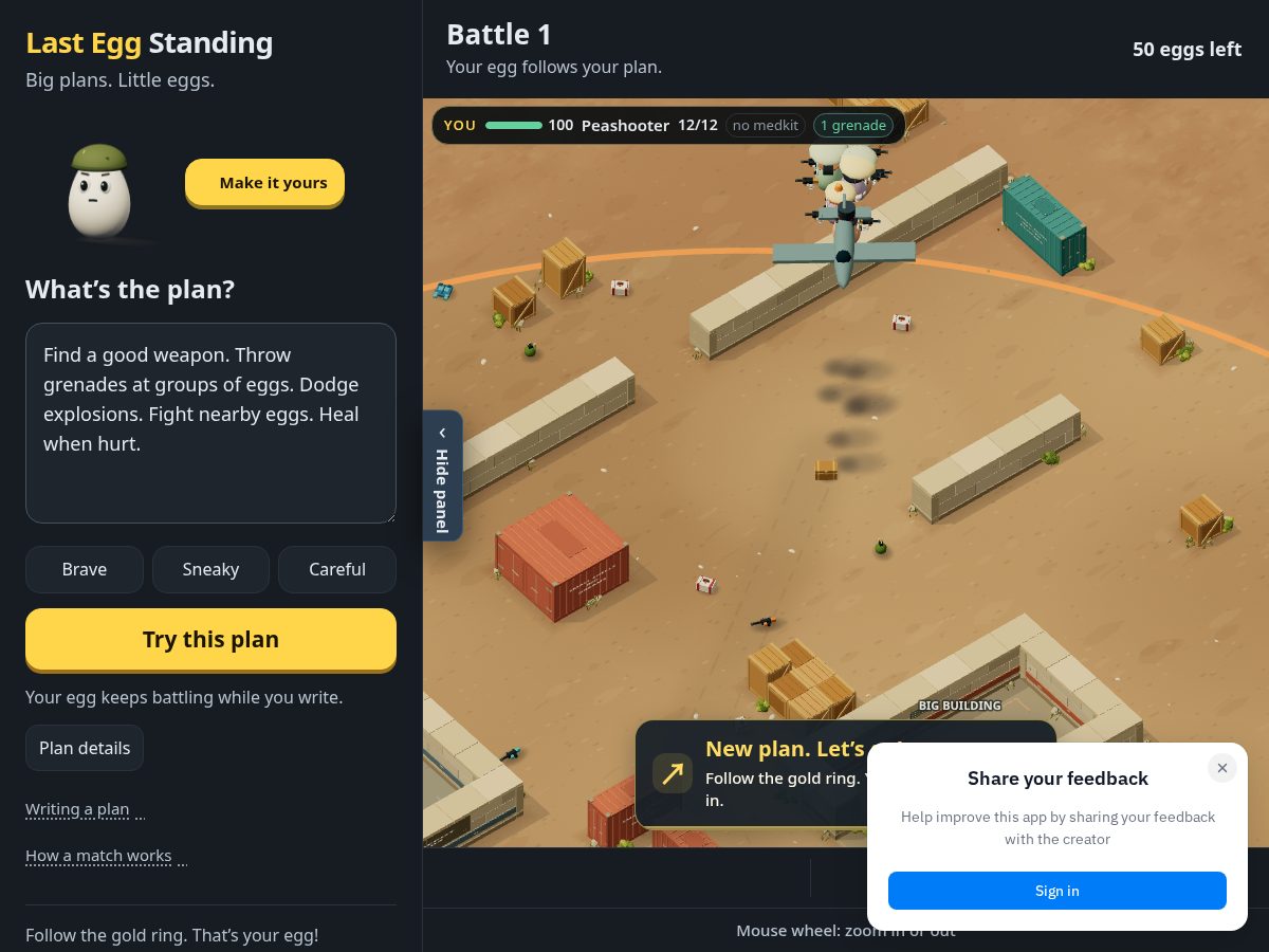 Landing-page snapshot of lasteggstanding.com