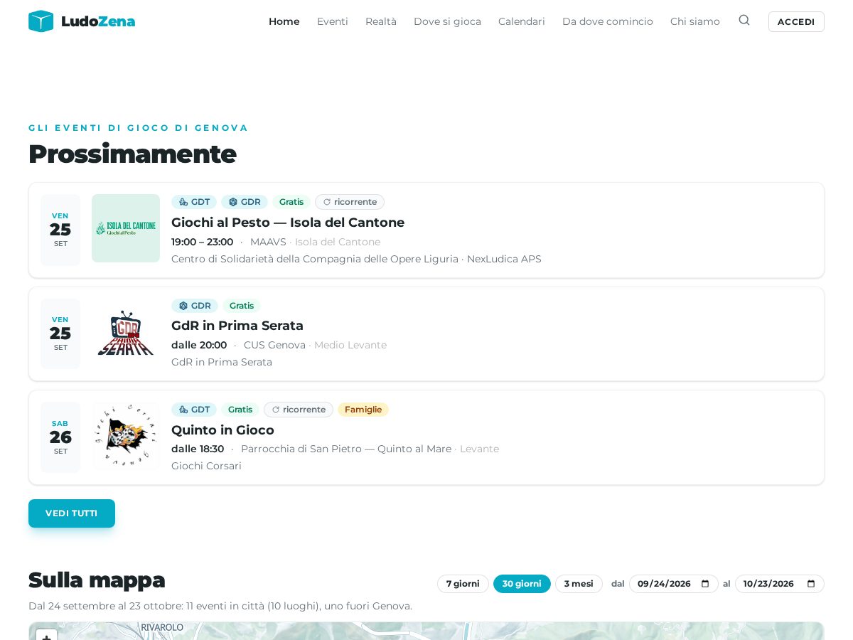 Landing-page snapshot of ludozena.com