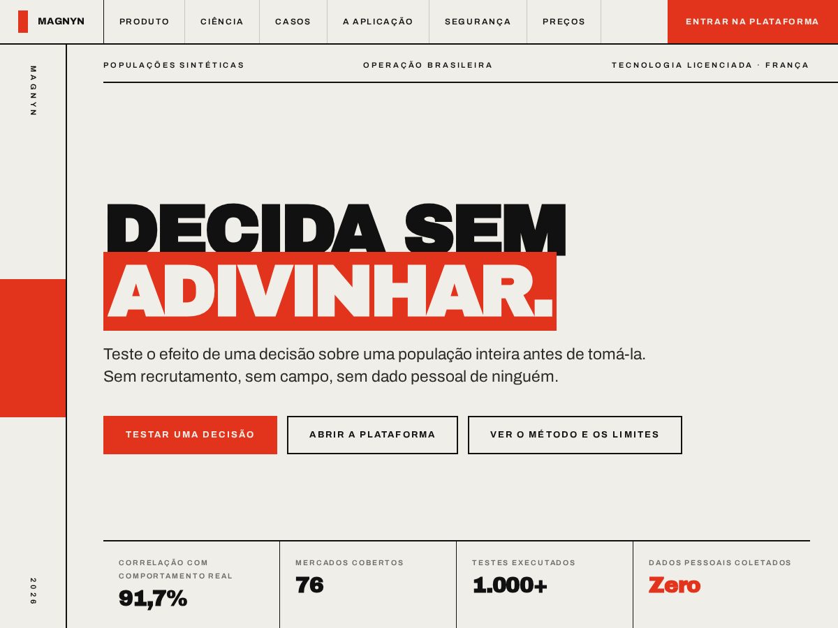 Landing-page snapshot of magnyn.com
