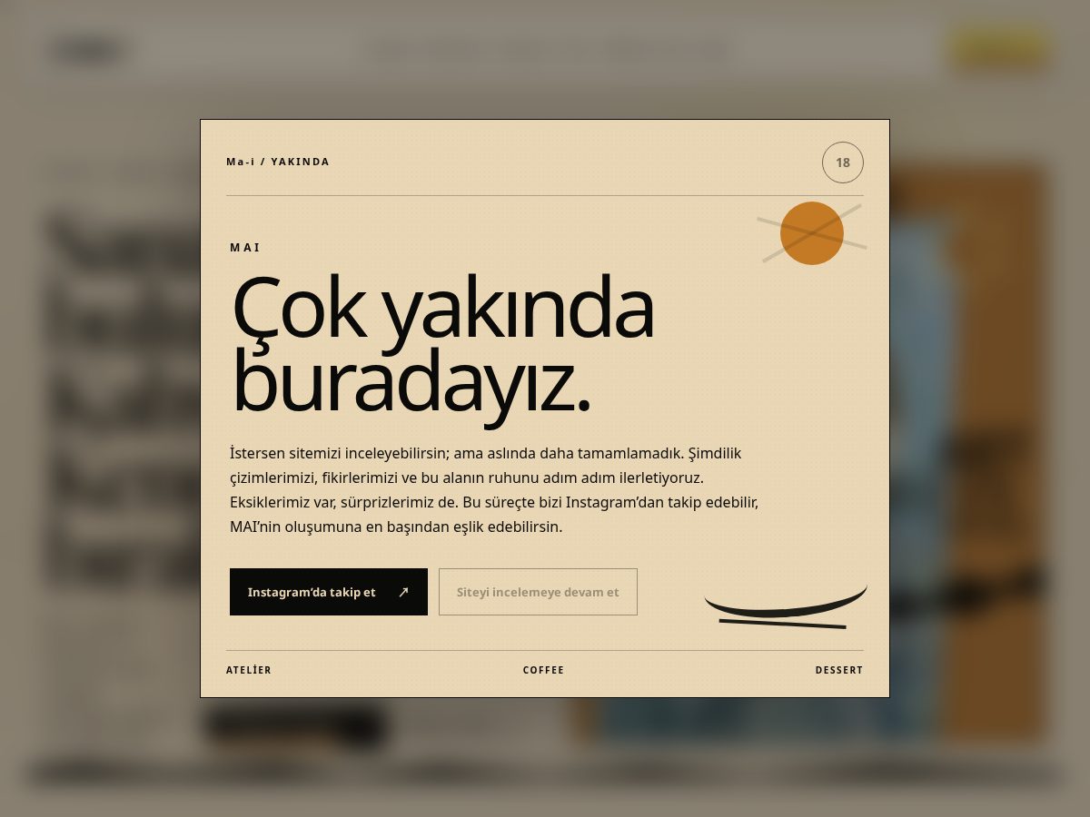 Landing-page snapshot of maiblend.com