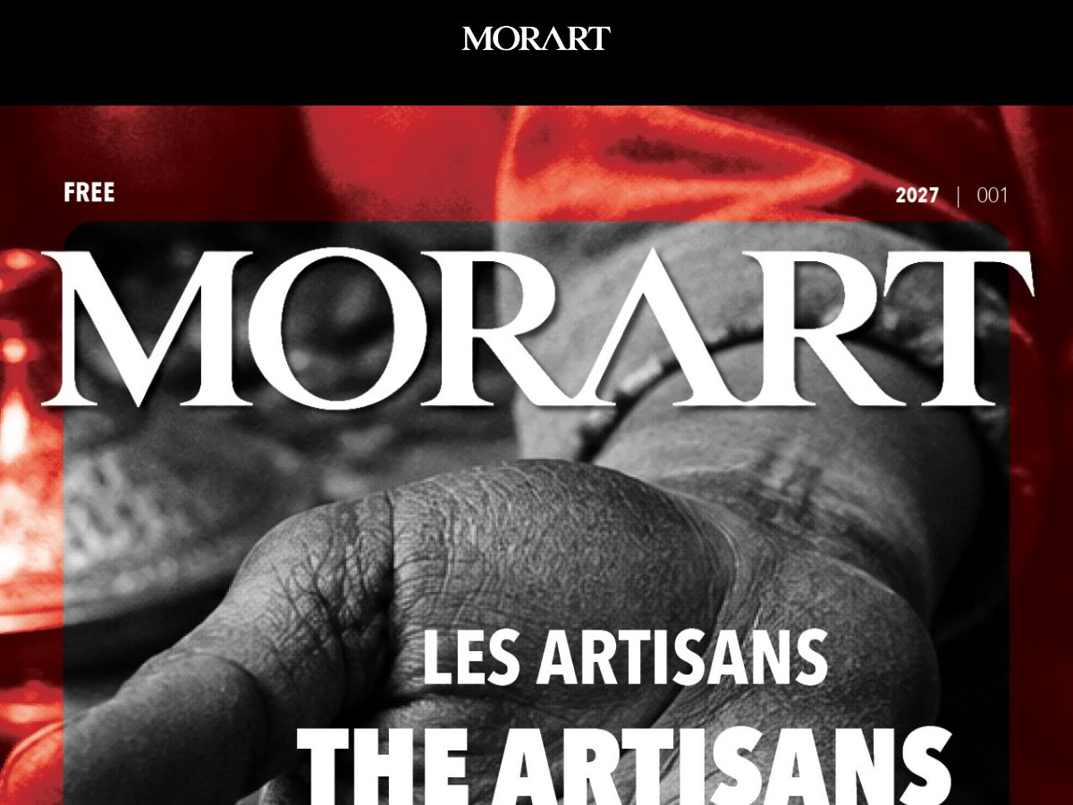 Landing-page snapshot of morartmag.com