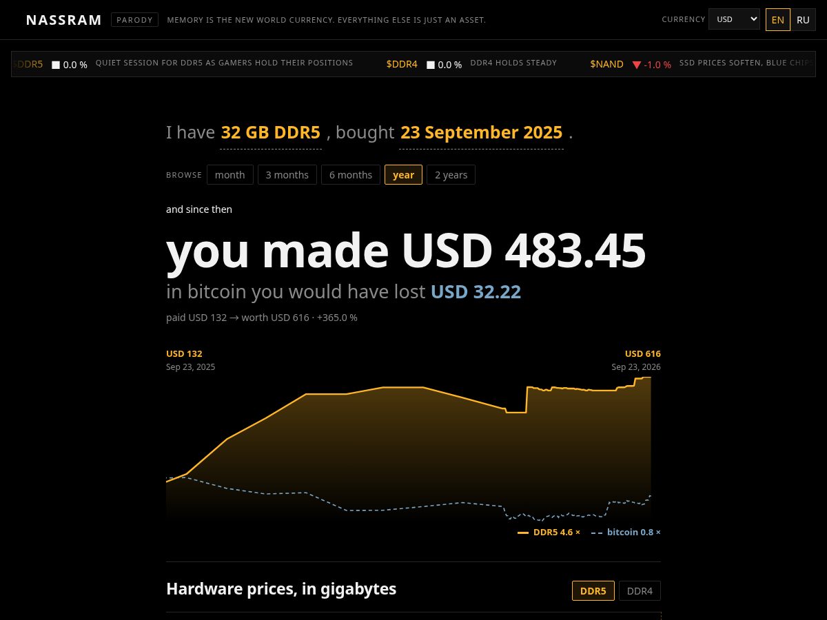 Landing-page snapshot of nassram.com