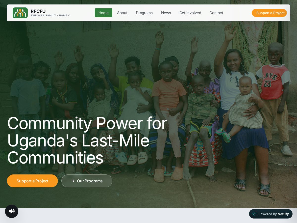 Landing-page snapshot of rfcfu.org