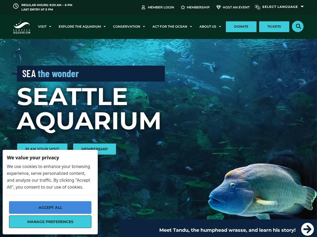 Landing-page snapshot of seattleaquariun-tickets.shop