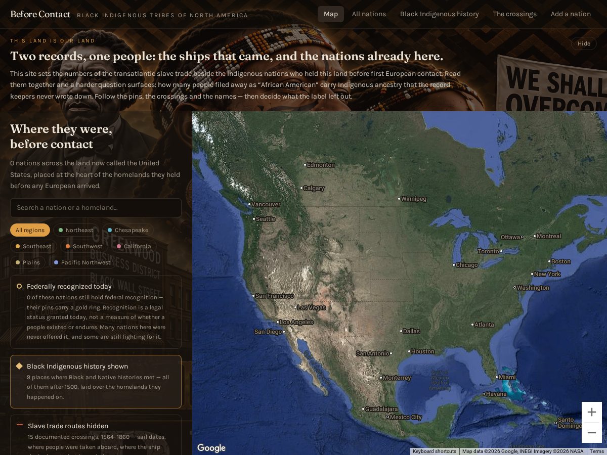 Landing-page snapshot of thislandisourland.app