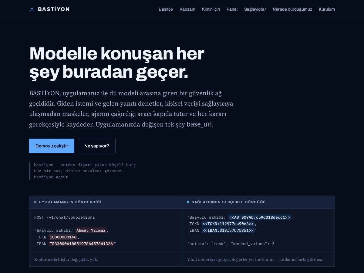 Landing-page snapshot of bastiyon.com