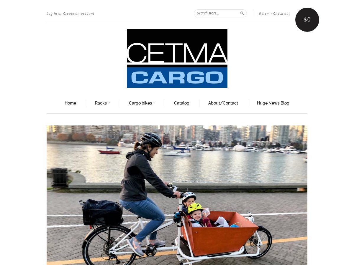 Landing-page snapshot of cetmacargo.mom