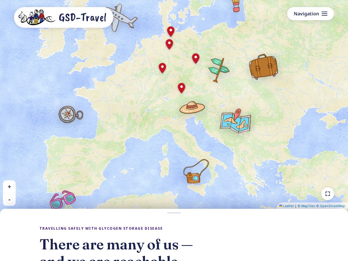 Landing-page snapshot of gsd-travel.com