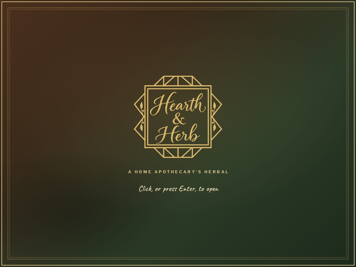 Landing-page snapshot of hearthandherb.org