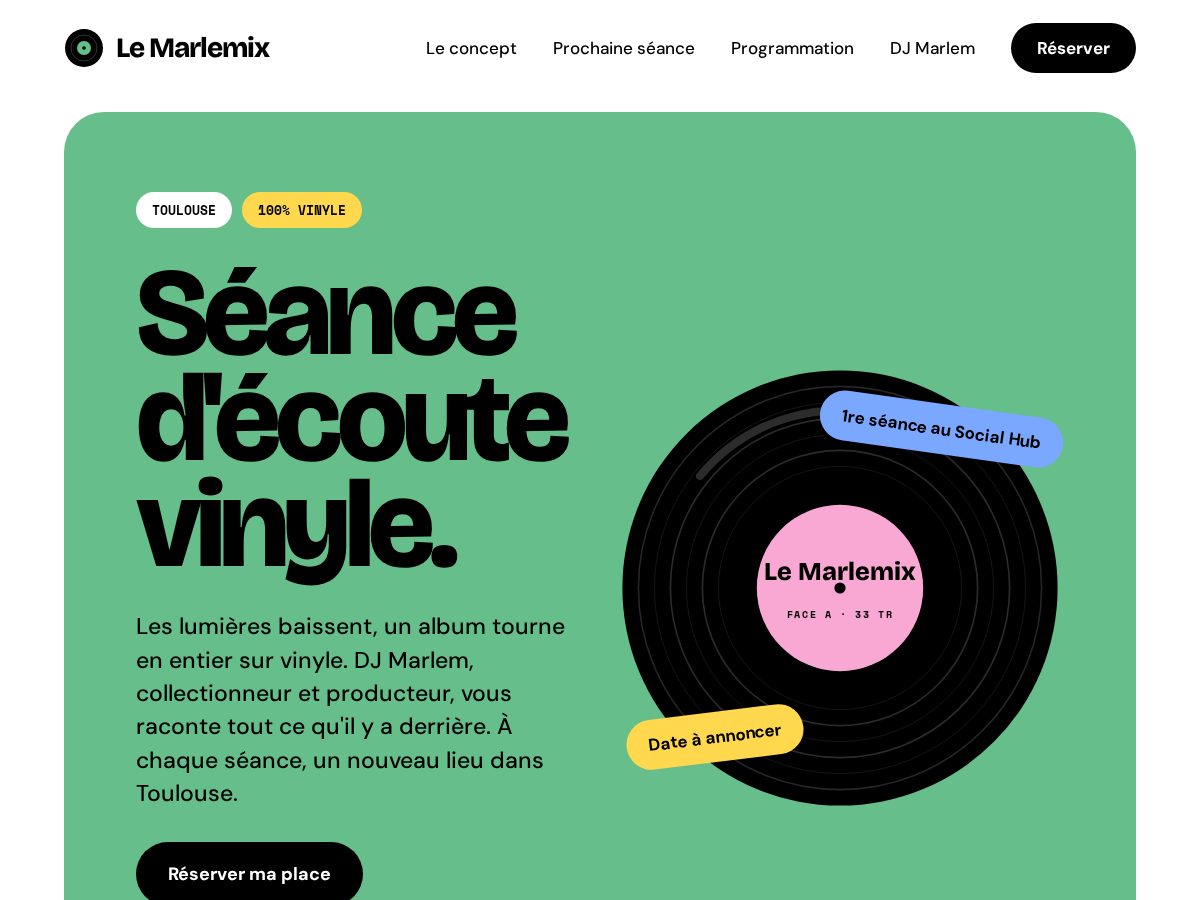Landing-page snapshot of lemarlemix.com