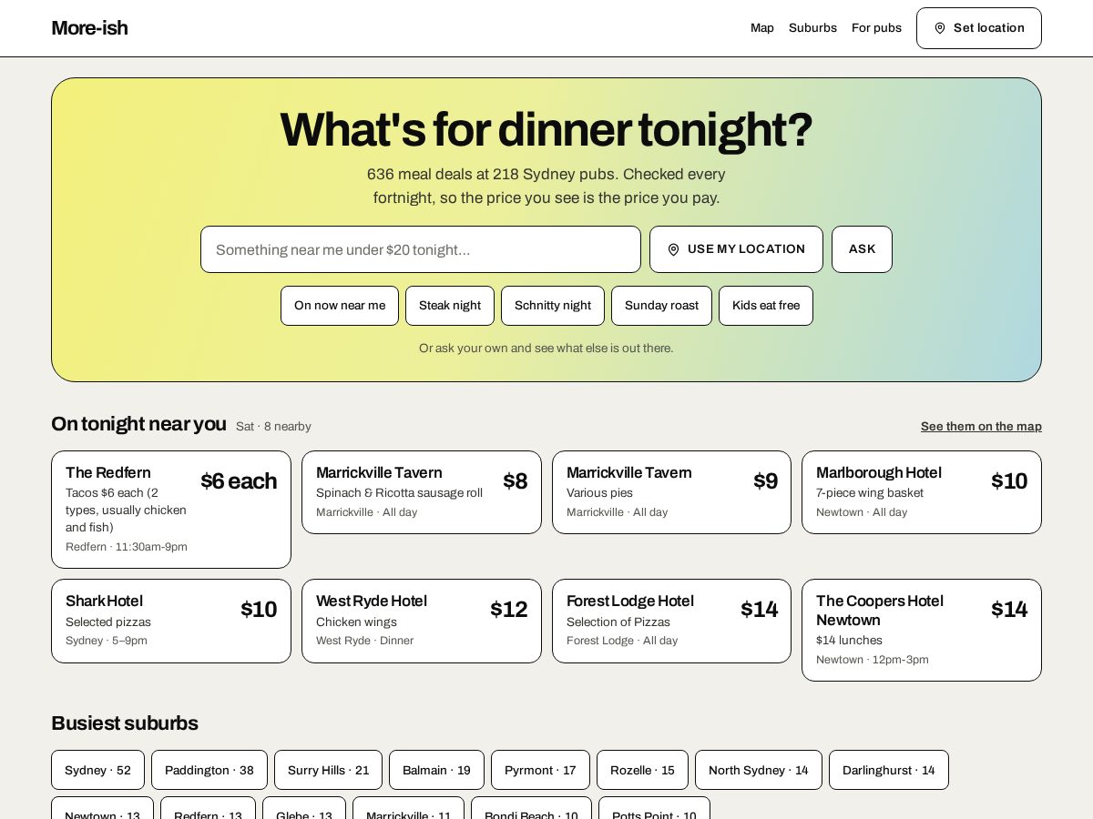 Landing-page snapshot of more-ish.site