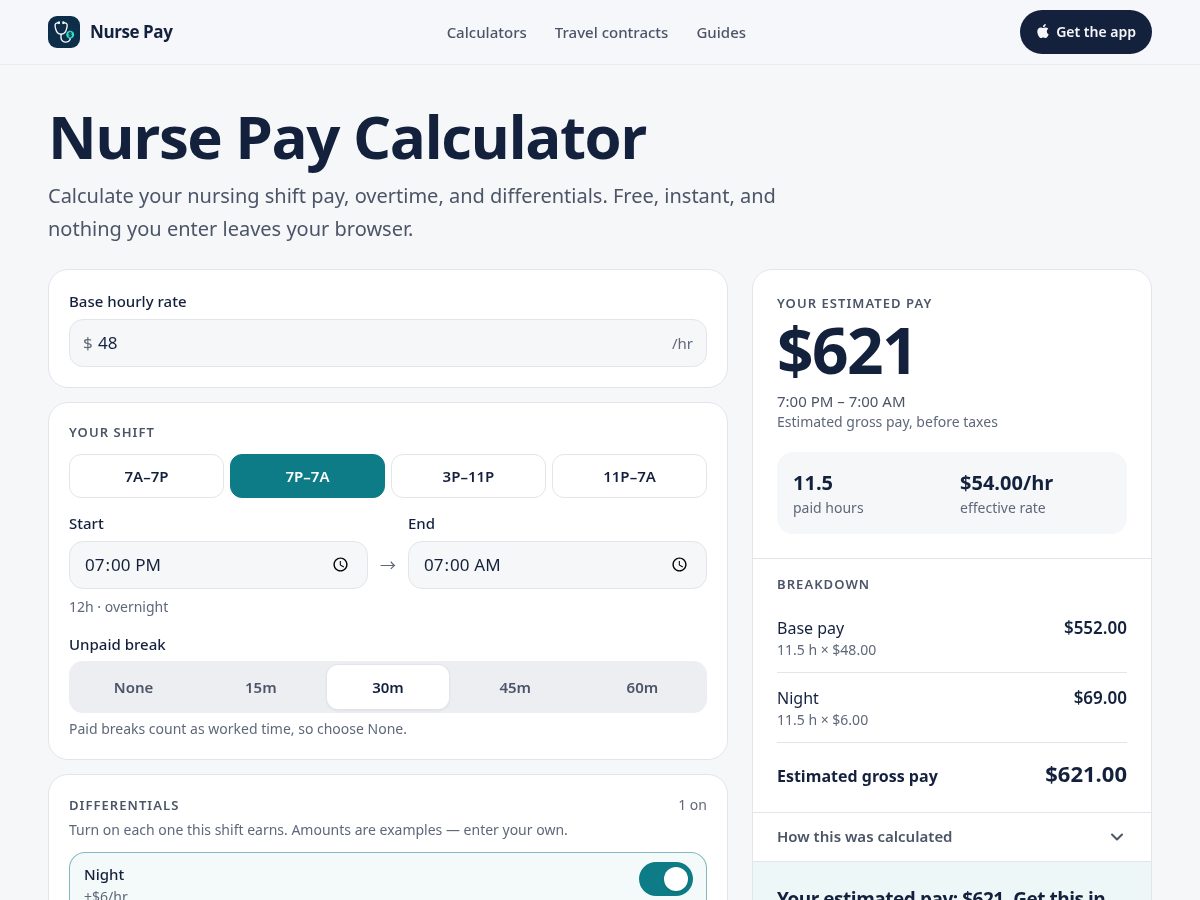 Landing-page snapshot of nursepaysolved.com