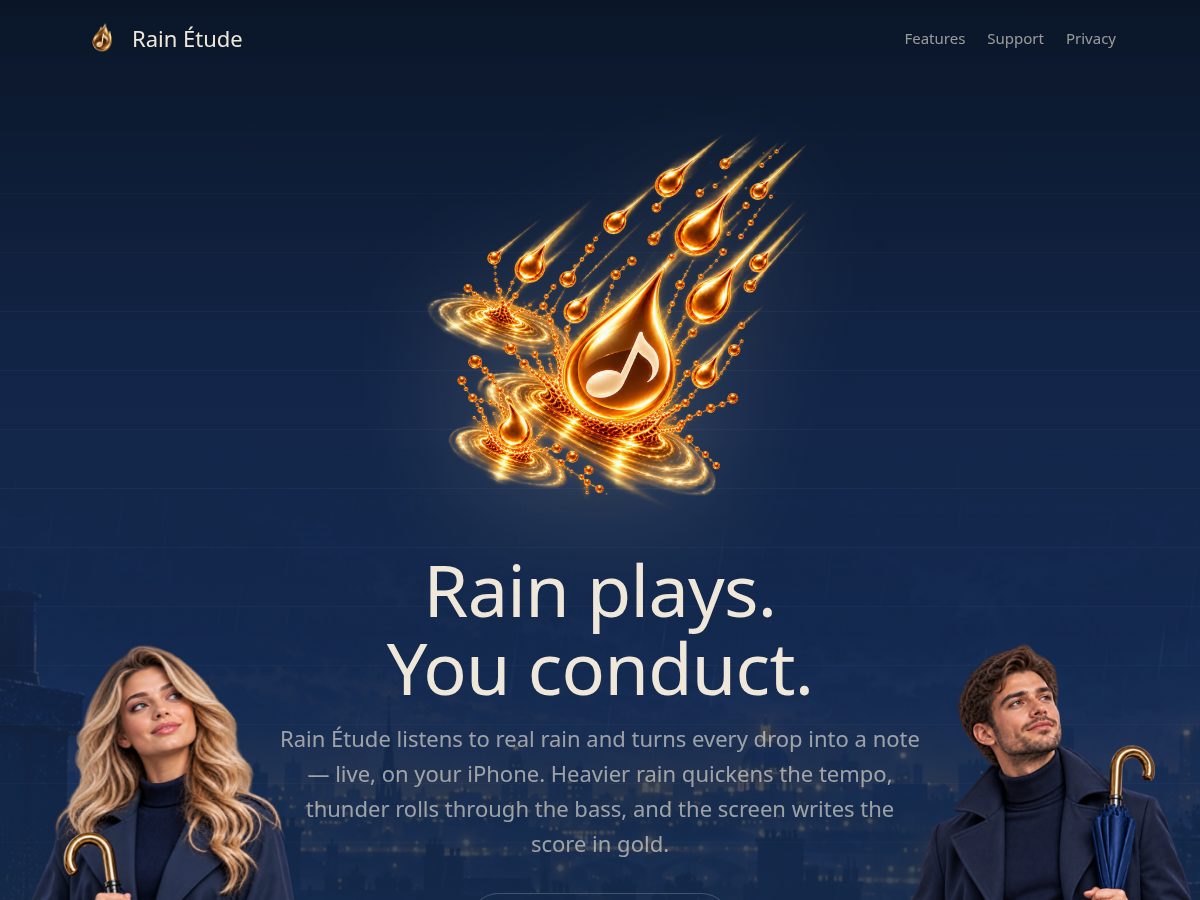 Landing-page snapshot of rainetude.info