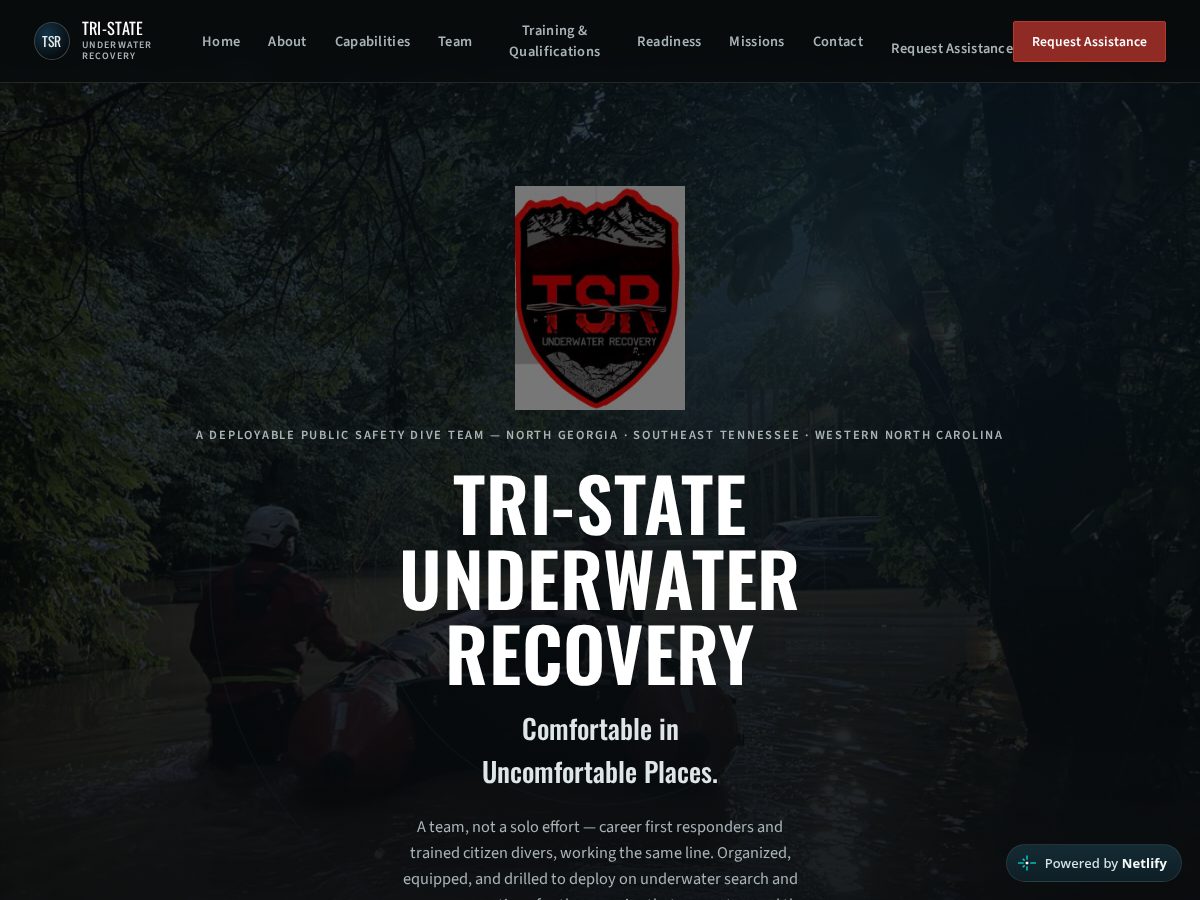 Landing-page snapshot of uwrecovery.org