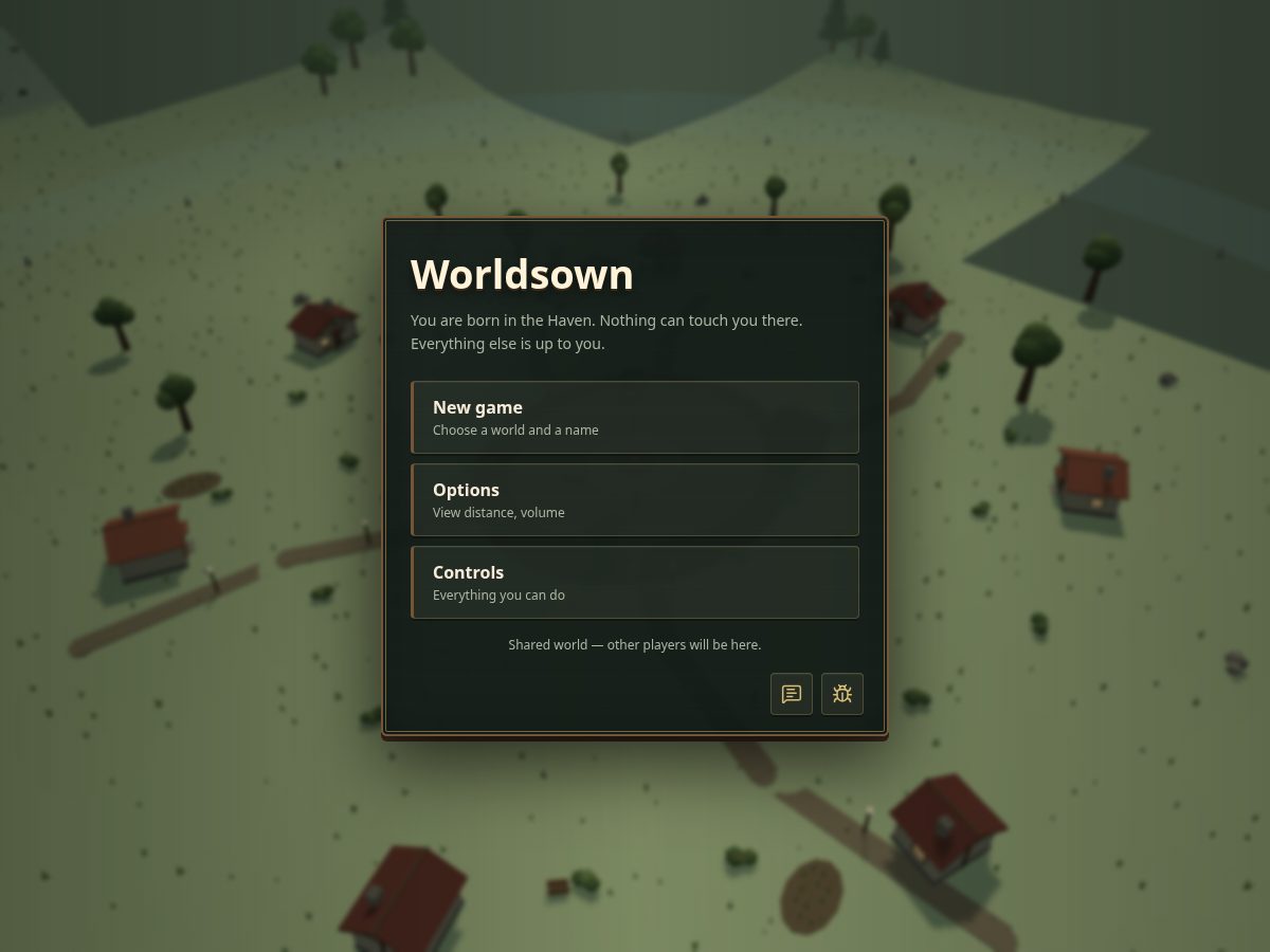Landing-page snapshot of worldsown.com