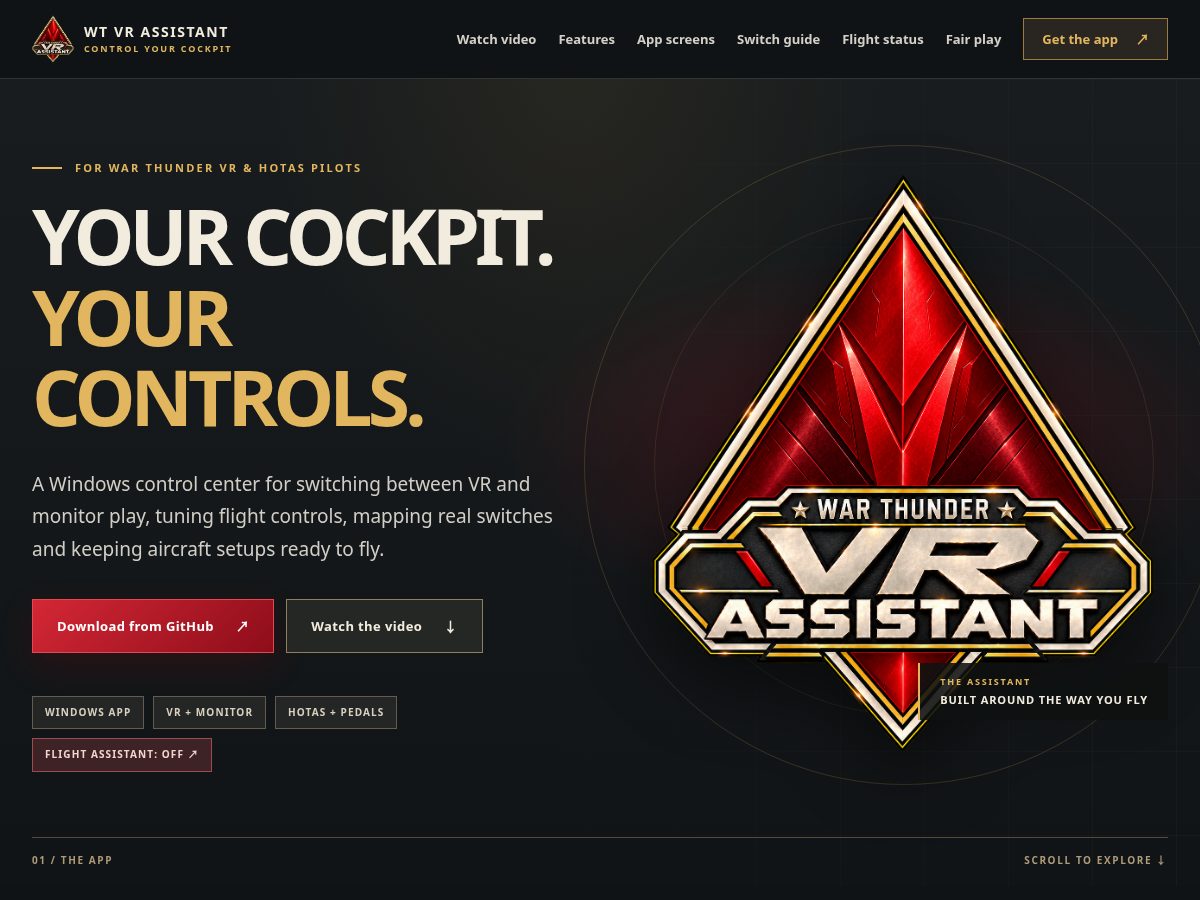 Landing-page snapshot of wtvrassistant.com