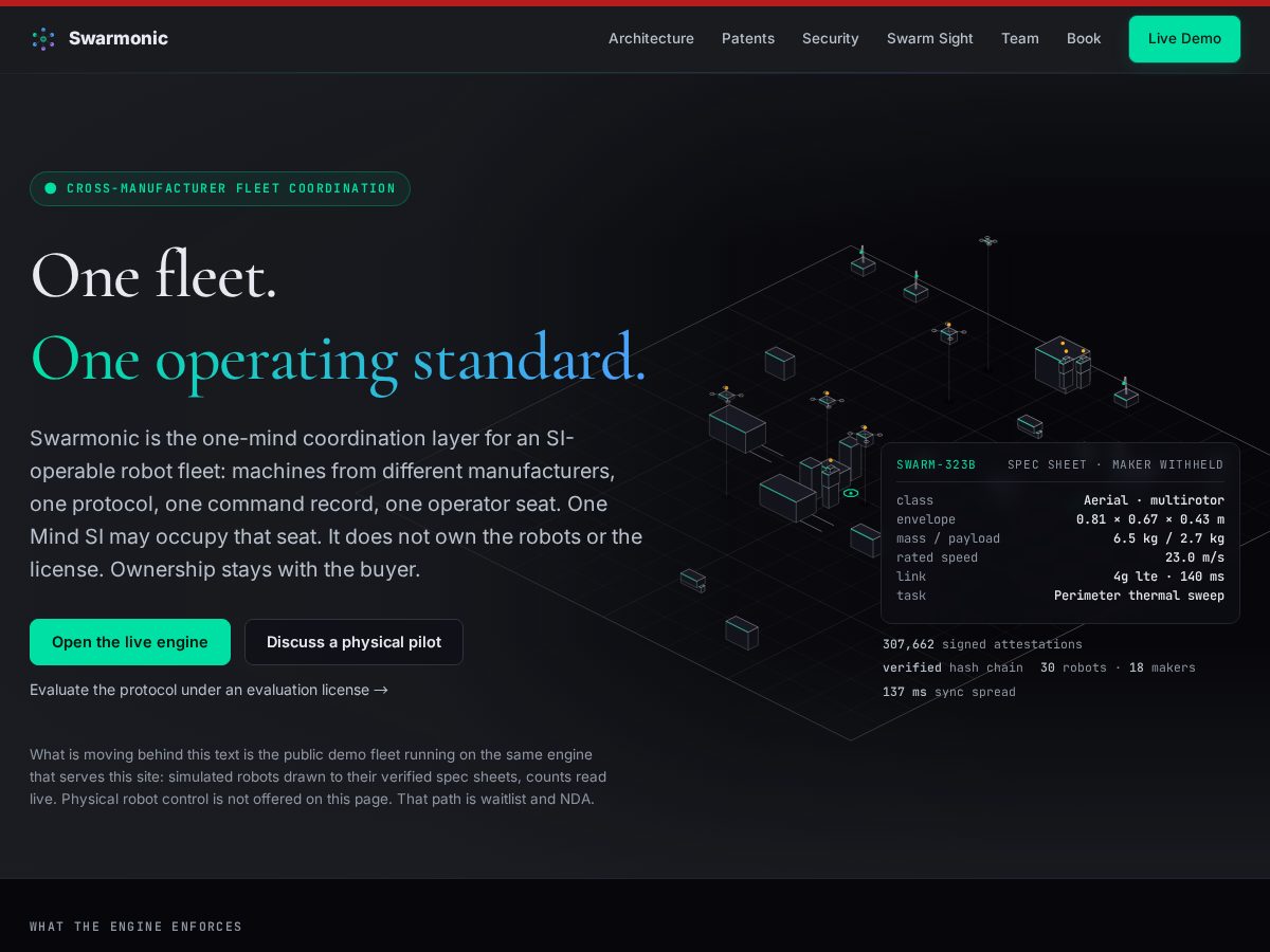 Landing-page snapshot of 1mindsi.com