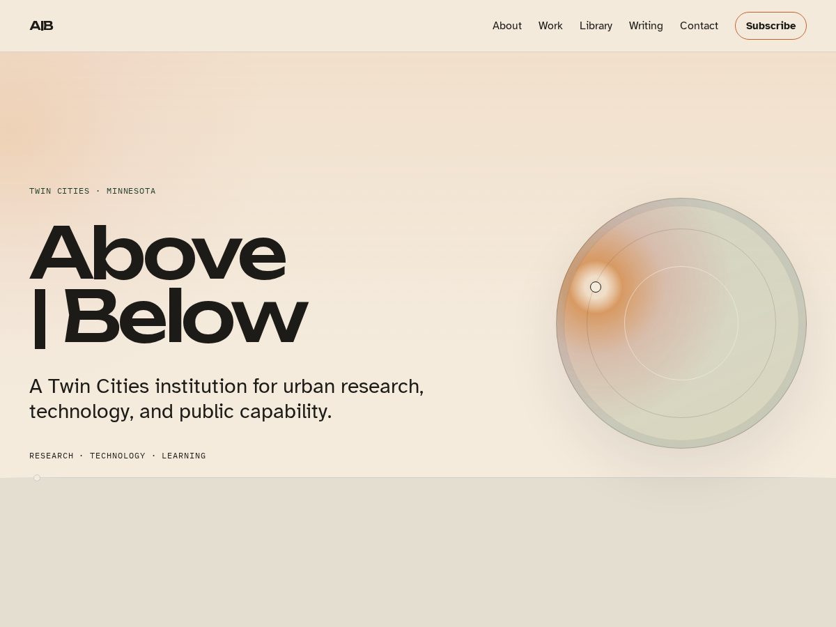 Landing-page snapshot of abgbc.com