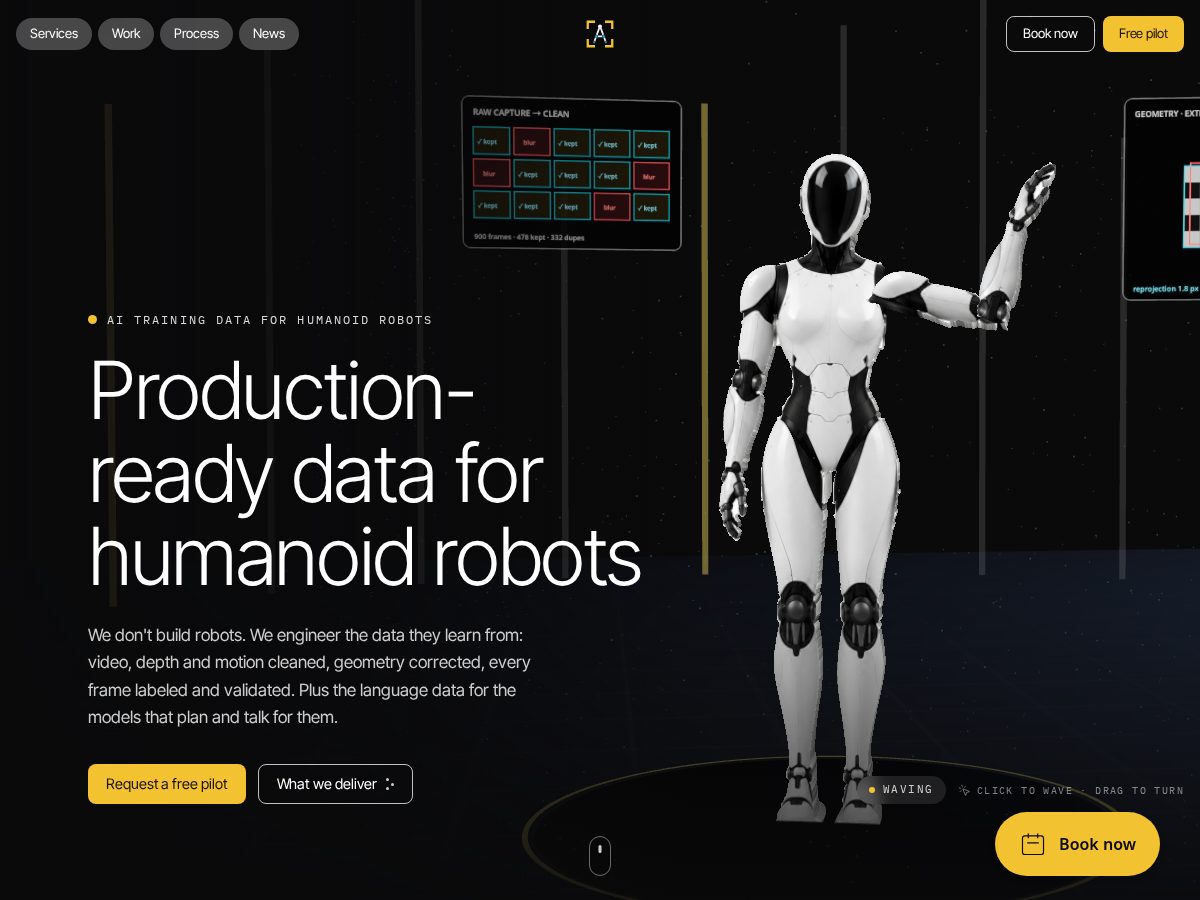 Landing-page snapshot of annoroid.com