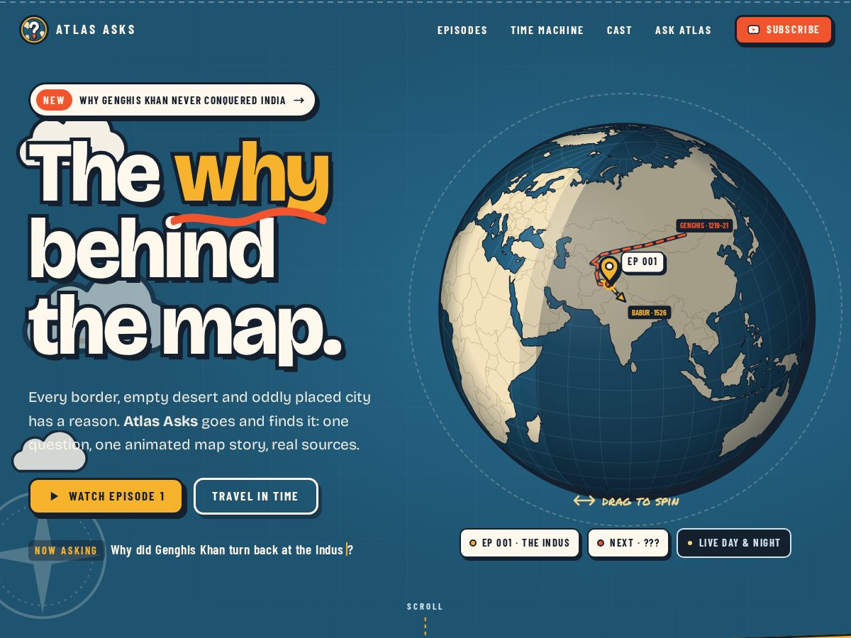 Landing-page snapshot of atlasasks.world