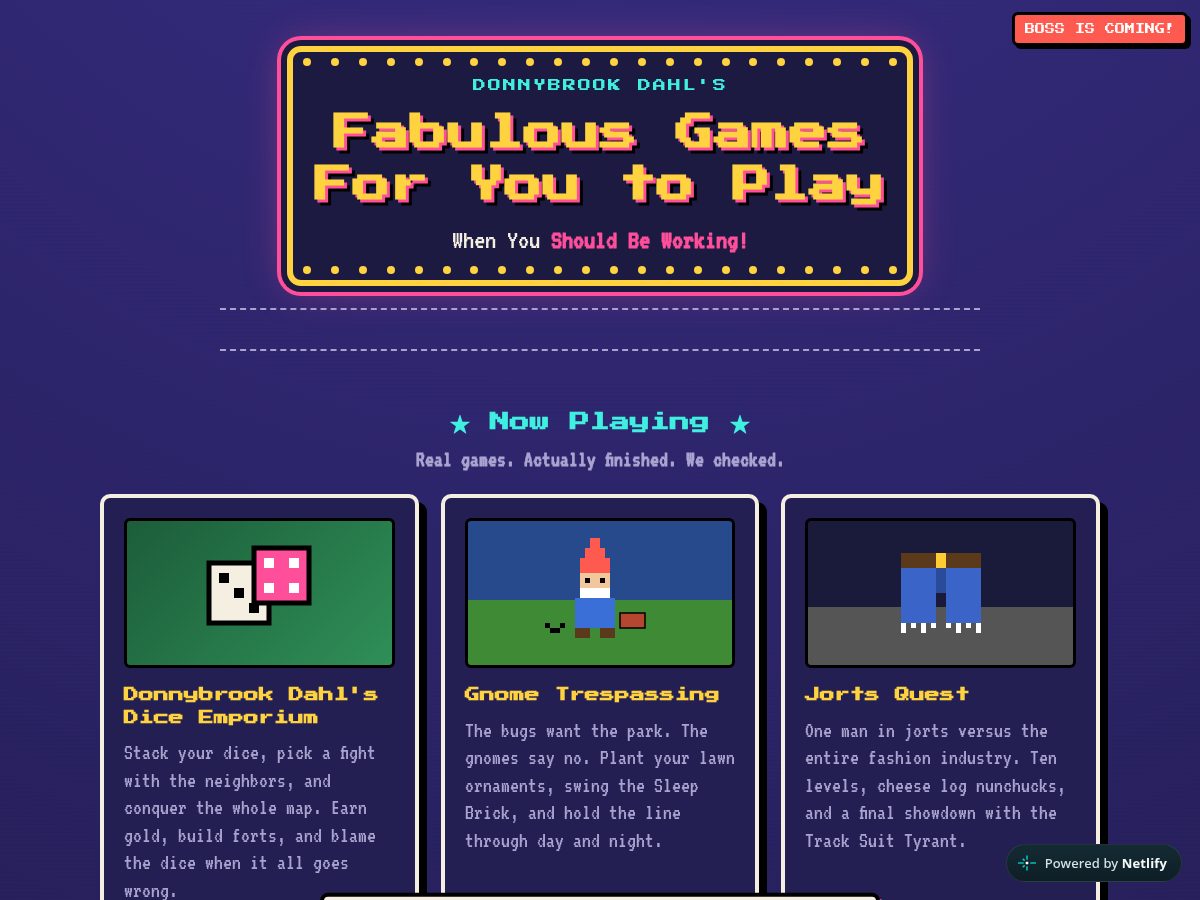 Landing-page snapshot of dahloutwar.com