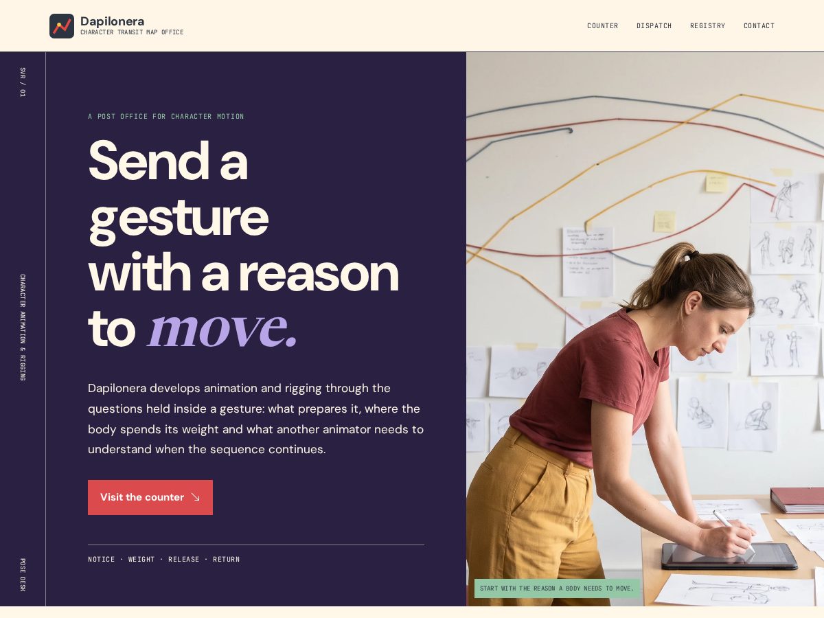 Landing-page snapshot of dapilonera.pro