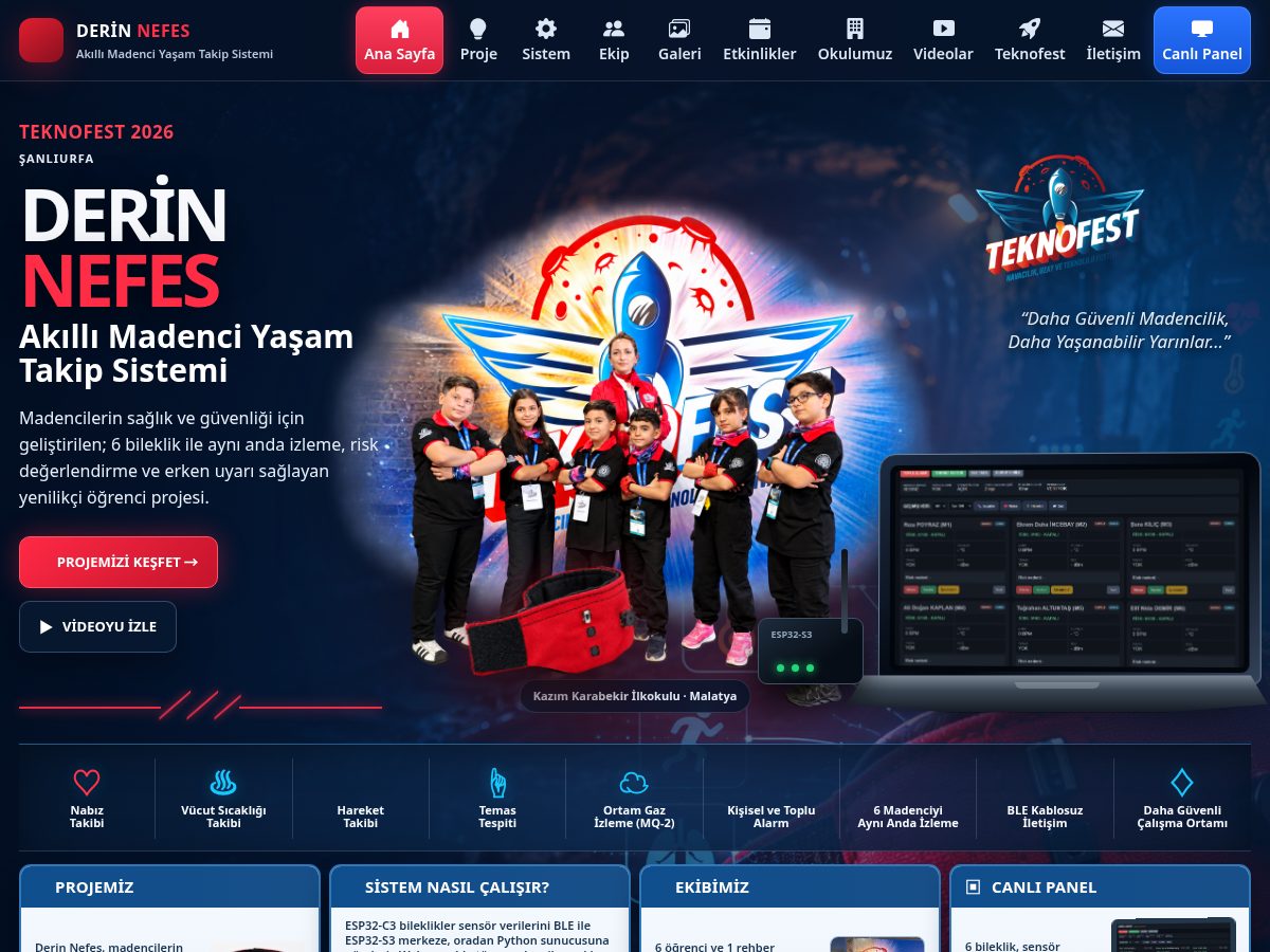 Landing-page snapshot of derinnefes.com