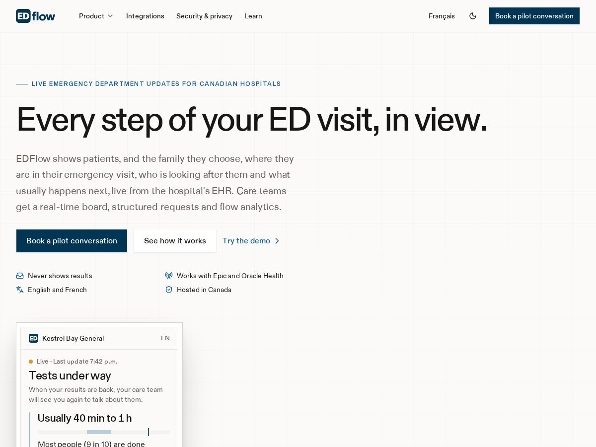 Landing-page snapshot of edflow.space