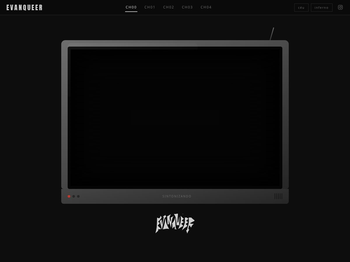 Landing-page snapshot of evanqueer.com