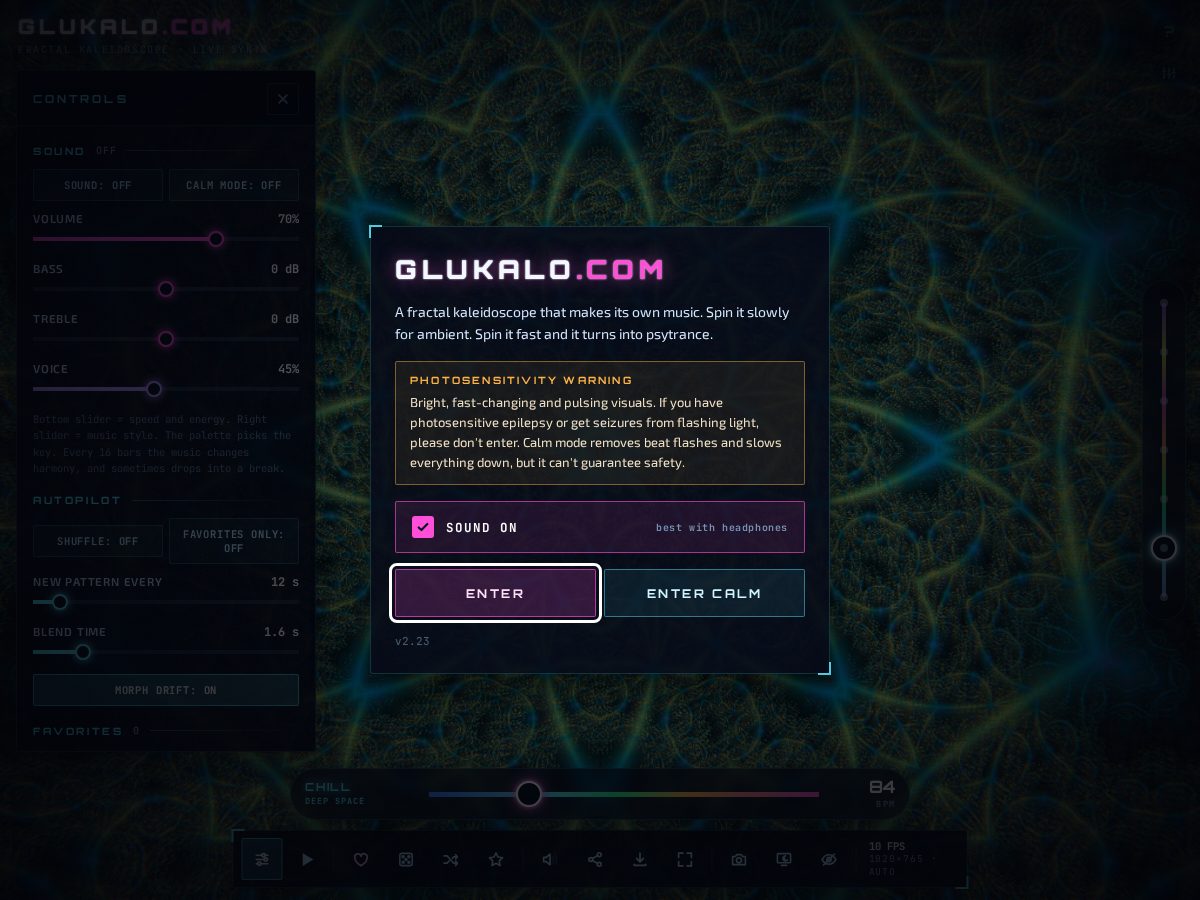 Landing-page snapshot of glukalo.com
