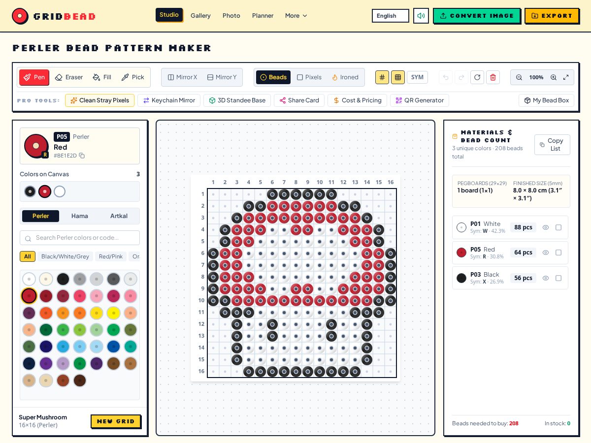 Landing-page snapshot of gridbead.com